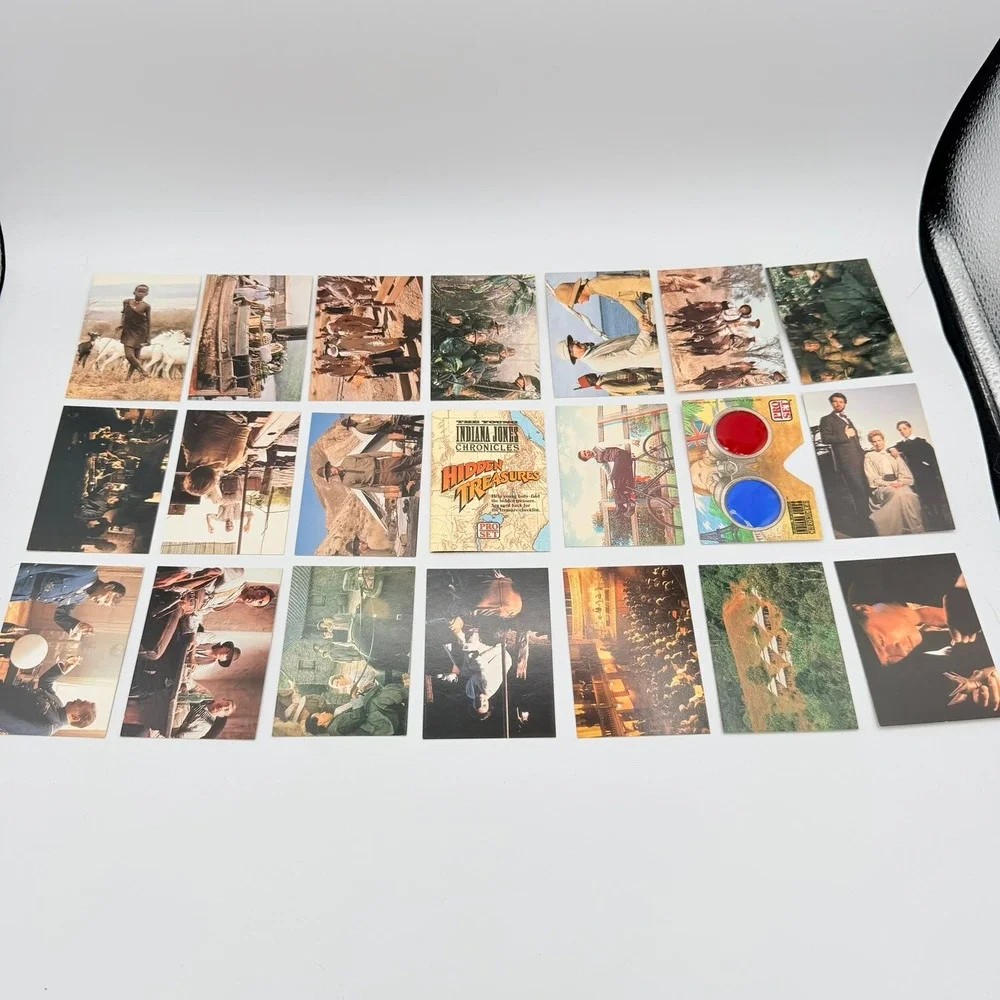 Pro Set Indiana Jones Trading Cards Unisex OS Multi Excellent 1992 21pc Lot